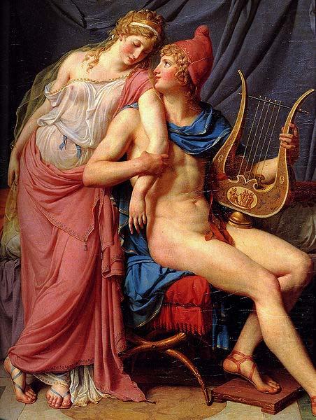 Jacques-Louis David Paris and Helen oil painting picture